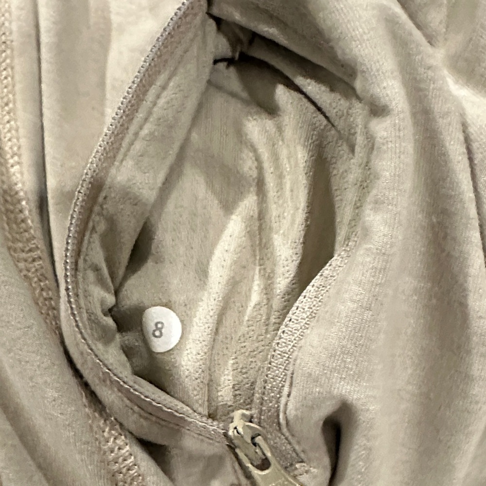 Lululemon Beige Zip Hoodie - Picture 5 of 5